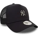 new-era-mlb-new-york-yankees-a-frame-metallic-trucker-cap-in-marineblau