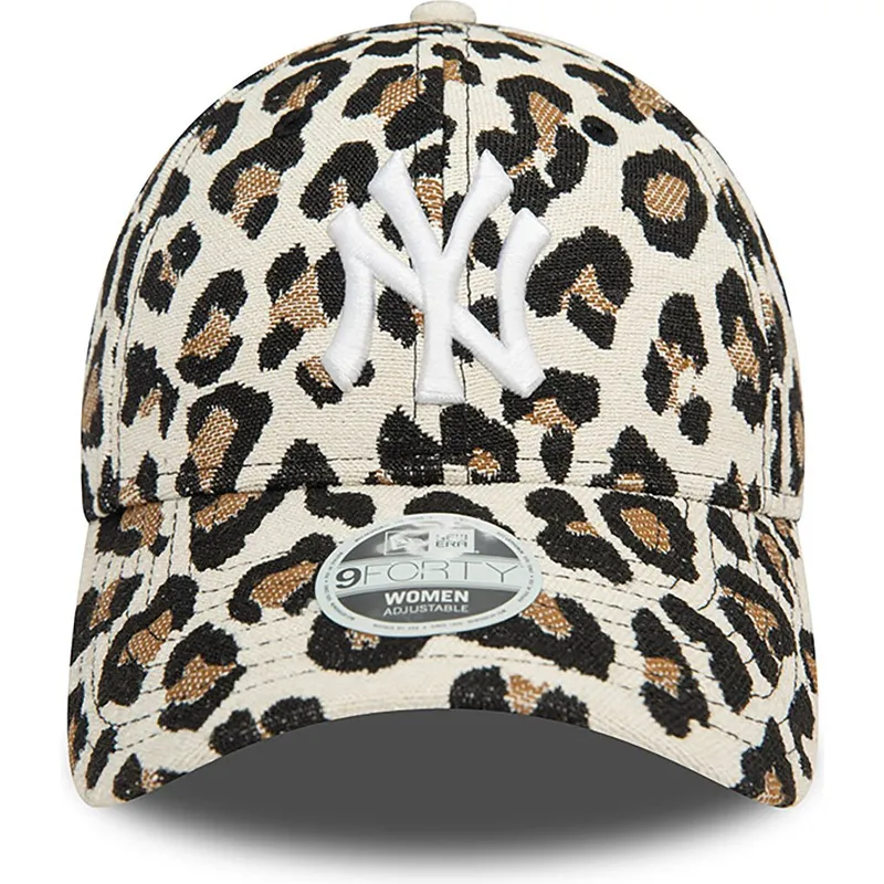 shapka-izvita-leopard-reguliruem-9forty-na-new-york-yankees-mlb-ot-new-era