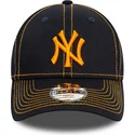 shapka-izvita-tmnosin-reguliruema-za-deca-9forty-stitch-na-new-york-yankees-mlb-ot-new-era