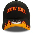 shapka-izvita-cherna-reguliruem-9twenty-race-flame-ot-new-era