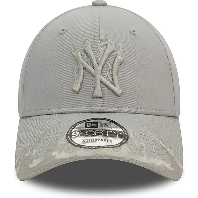 shapka-izvita-siv-reguliruem-9forty-flame-na-new-york-yankees-mlb-ot-new-era