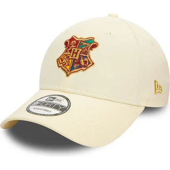 New Era Curved Brim 9FORTY Harry Potter Hogwarts Beige...