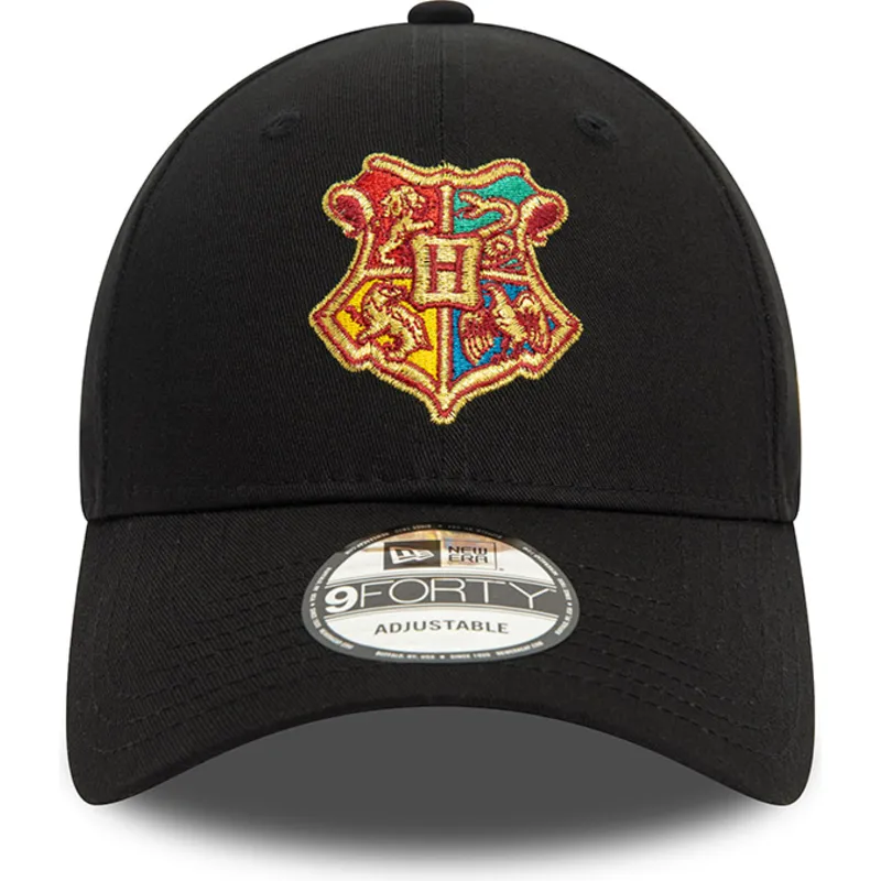 shapka-izvita-cherna-reguliruem-9forty-na-hogwarts-harry-potter-ot-new-era