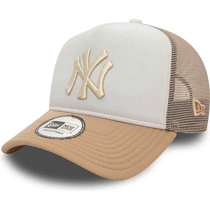 shapka-izvita-traker-bezhov-snapbek-a-frame-frame-world-series-na-new-york-yankees-mlb-ot-new-era