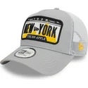 grau-a-frame-license-plate-trucker-cap-von-new-york-cities-and-beaches-von-new-era
