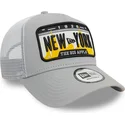grau-a-frame-trucker-cap-license-plate-new-york-stadte-und-strande-von-new-era