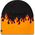 shapka-cherna-skull-knit-flame-ot-new-era