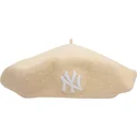 bareta-bezhov-wool-beret-na-new-york-yankees-mlb-ot-new-era