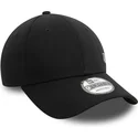 new-era-curved-brim-9forty-pin-black-adjustable-cap