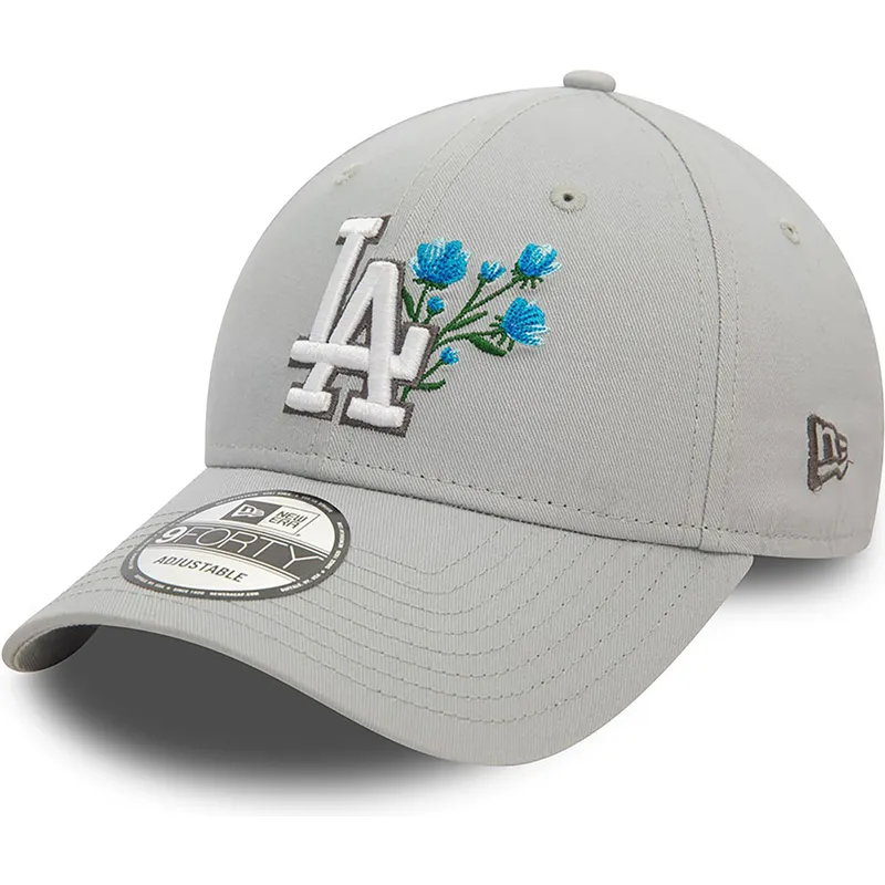 shapka-izvita-siv-reguliruem-9forty-flower-icon-na-los-angeles-dodgers-mlb-ot-new-era
