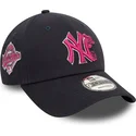shapka-izvita-tmnosin-reguliruem-rosa-9forty-flower-icon-na-new-york-yankees-mlb-ot-new-era