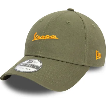 Casquette courbée verte ajustable 9FORTY Seasonal Vespa Piaggio New Era