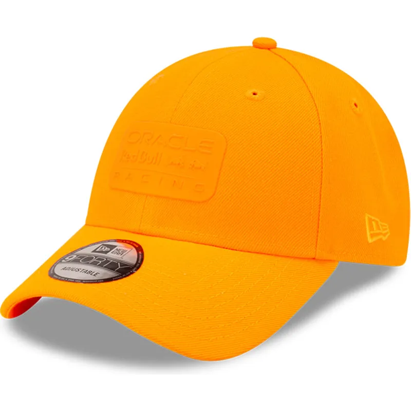 orangefarbene-verstellbare-curved-cap-9forty-neon-von-red-bull-racing-formula-1-von-new-era