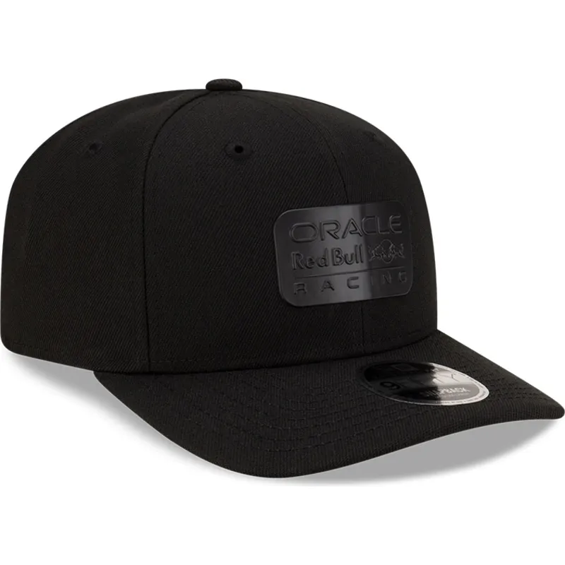 shapka-izvita-cherna-snapbek-9fifty-tonal-na-red-bull-racing-formula-1-ot-new-era