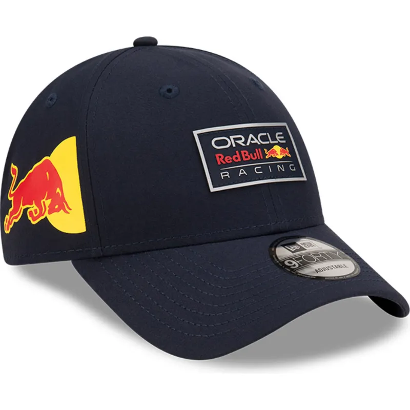new-era-red-bull-racing-formula-1-9forty-repreve-grafisk-justerbar-morkebla-kasket