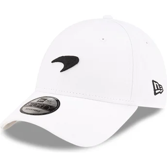 Gorra curva blanca ajustable 9FORTY Seasonal de McLaren Racing Formula 1 de New Era