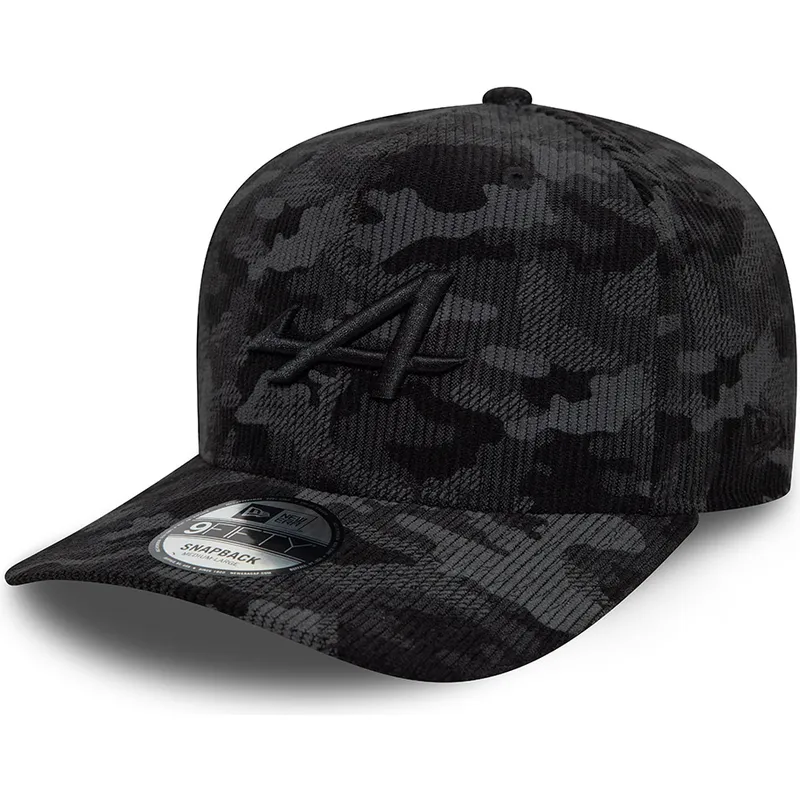 shapka-izvita-cherna-snapbek-9fifty-camo-cord-na-alpine-f1-team-formula-1-ot-new-era