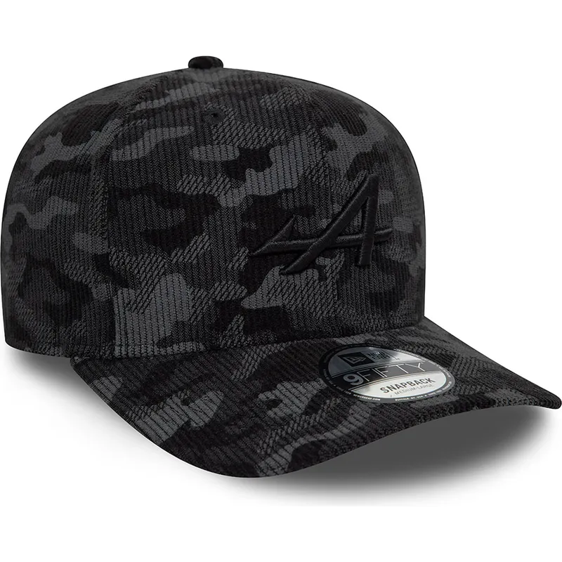 shapka-izvita-cherna-snapbek-9fifty-camo-cord-na-alpine-f1-team-formula-1-ot-new-era