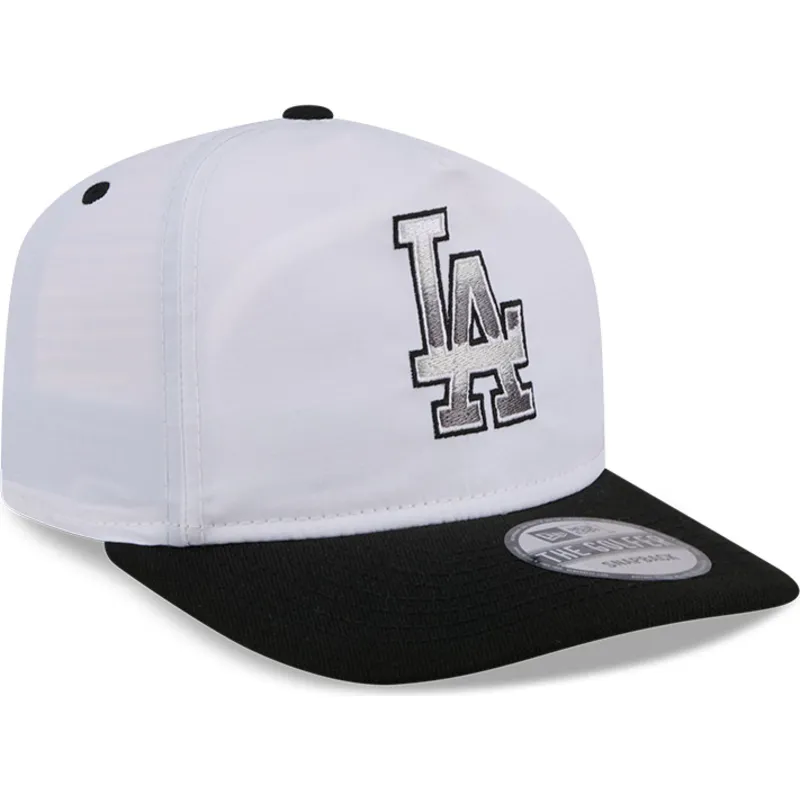 shapka-izvita-byala-snapbek-golfer-chrome-na-los-angeles-dodgers-mlb-ot-new-era