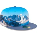 gorra-plana-azul-ajustada-59fifty-photoreal-de-los-angeles-dodgers-mlb-de-new-era