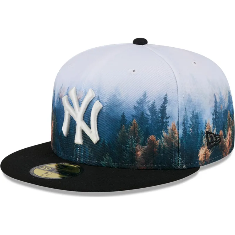 shapka-ploska-cherna-prilepnala-59fifty-photoreal-na-new-york-yankees-mlb-ot-new-era