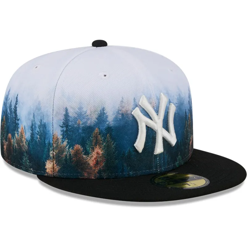 shapka-ploska-cherna-prilepnala-59fifty-photoreal-na-new-york-yankees-mlb-ot-new-era