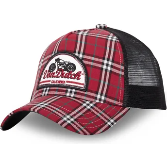 Trucker-Cap rot und schwarz CAR04 von Von Dutch