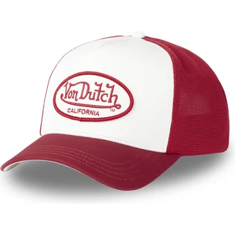 Von Dutch CHIL White and Red Trucker Hat