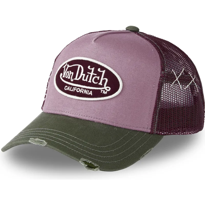 von-dutch-kabu-pink-and-green-trucker-hat