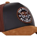 casquette-courbee-noire-et-marron-snapback-vint03-von-dutch