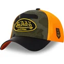 gebogene-kappe-camouflage-und-orange-snapback-vint08-von-von-dutch