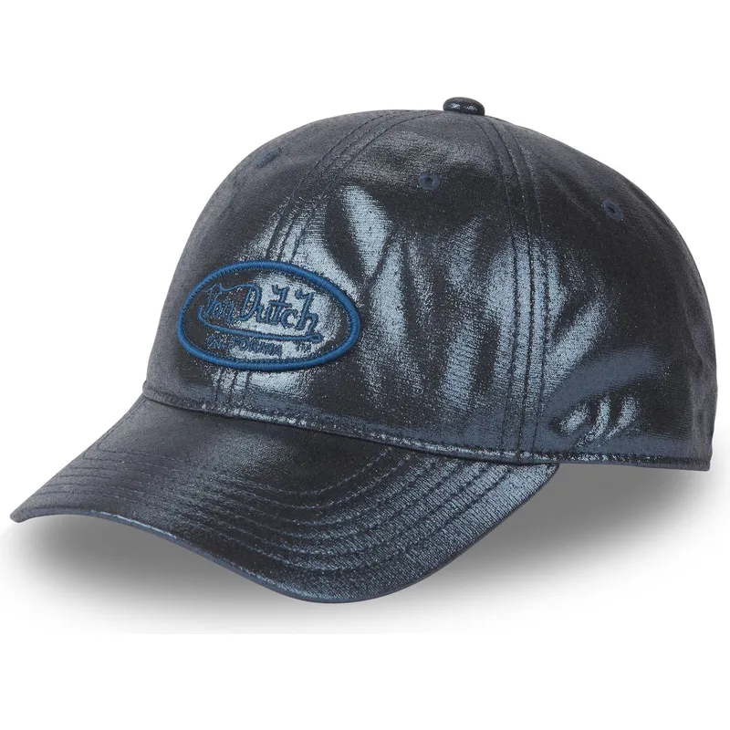 blaue-verstellbare-curved-cap-nav-von-von-dutch