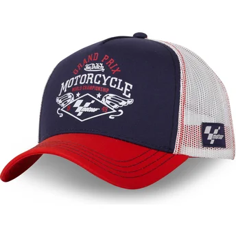 Gorra trucker navyblå, hvid og rød MOTO CT 24 MotoGP fra Von Dutch