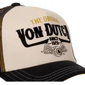beige-und-schwarze-trucker-kappe-the-von-von-dutch
