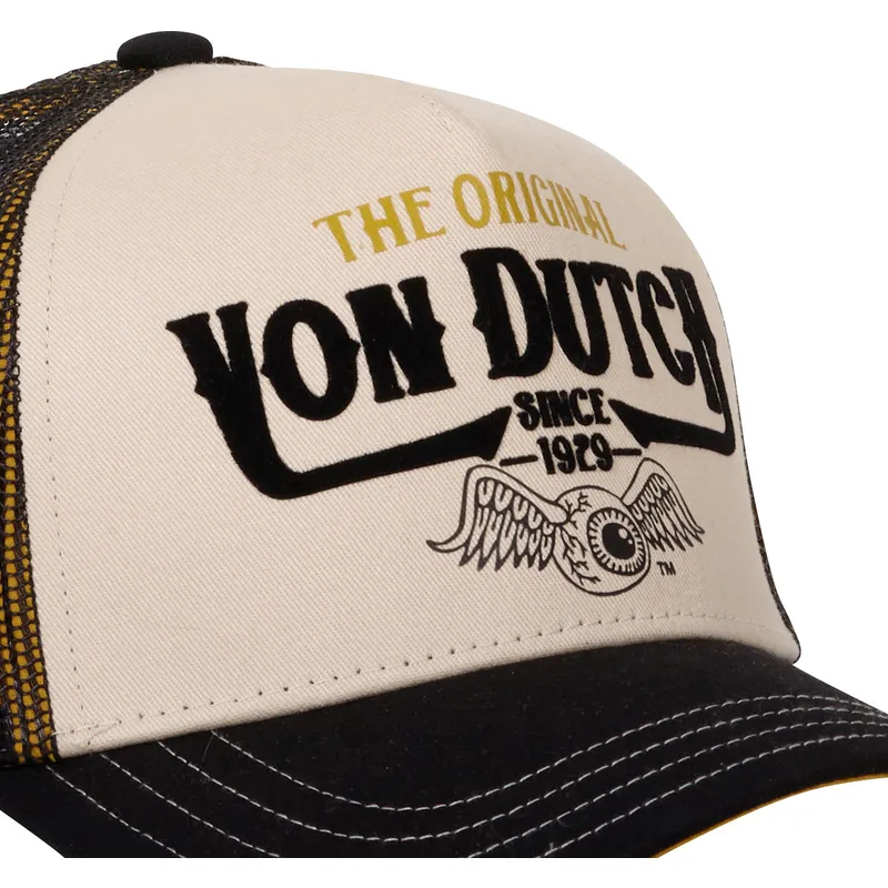beige-og-sort-trucker-kasket-the-fra-von-dutch