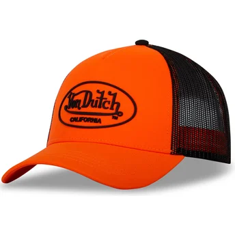 Шапка извита тракер оранжев снапбек FLU O от Von Dutch
