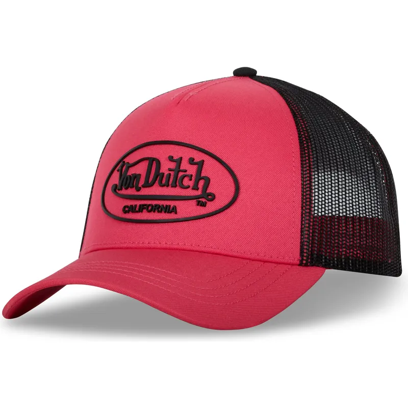 rosa-og-sort-trucker-cap-flu-p-fra-von-dutch
