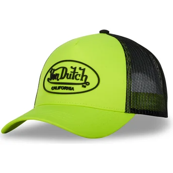 Gul og sort FLU Y trucker-kasket fra Von Dutch