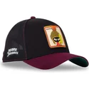schwarze-und-weinrote-trucker-kappe-marvin-der-marsmensch-loo10-vmar-looney-tunes-von-capslab