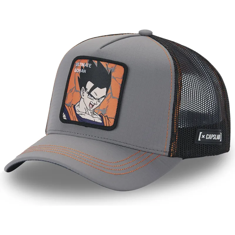 gra-og-sort-trucker-kasket-son-gohan-ultimate-dbz8-goh-dragon-ball-fra-capslab