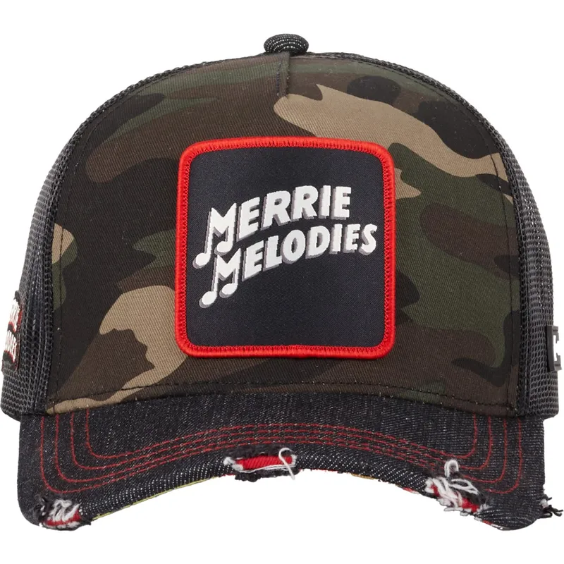 gorra-trucker-camouflage-og-sort-merry-melodies-loo10-fol-looney-tunes-fra-capslab