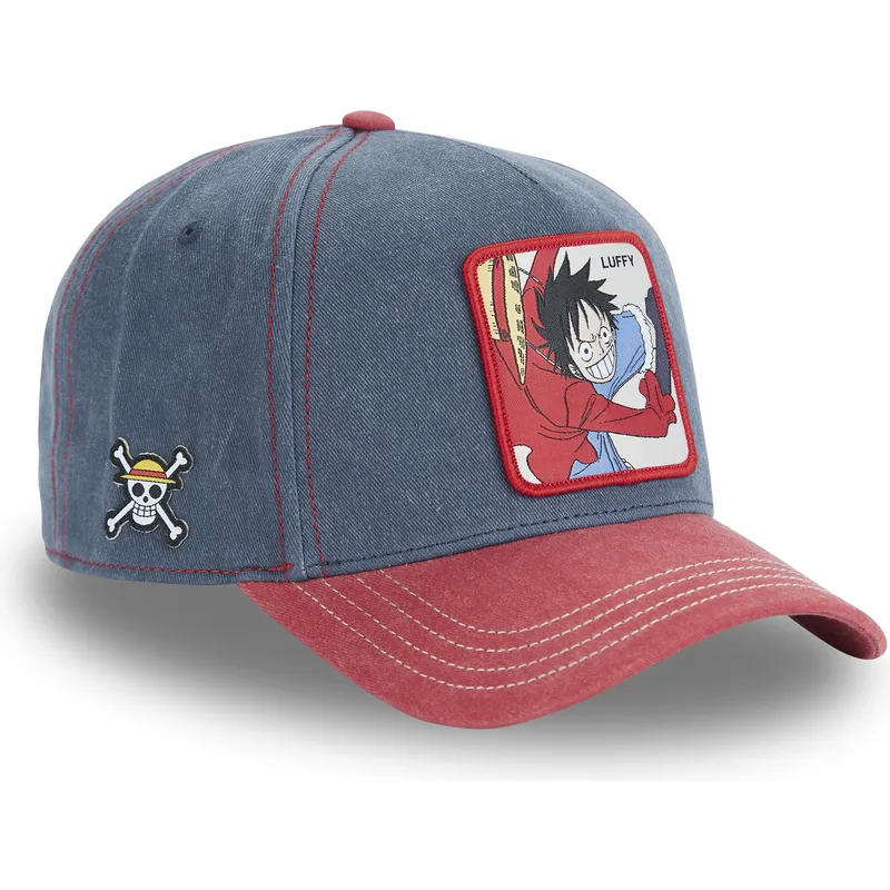 bla-og-rod-buet-snapback-kasket-monkey-d-luffy-op4-hak-one-piece-fra-capslab