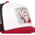 casquette-trucker-beige-noire-et-rouge-sakura-haruno-pin-naruto-capslab