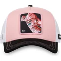 lyserod-hvid-og-sort-trucker-kasket-kid-buu-dbz8-buu-dragon-ball-fra-capslab