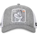 casquette-trucker-grise-et-blanche-bugs-bunny-loo10-bug-looney-tunes-capslab