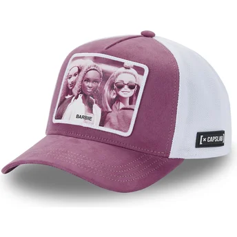 Capslab BAR Barbie Pink and White Trucker Hat