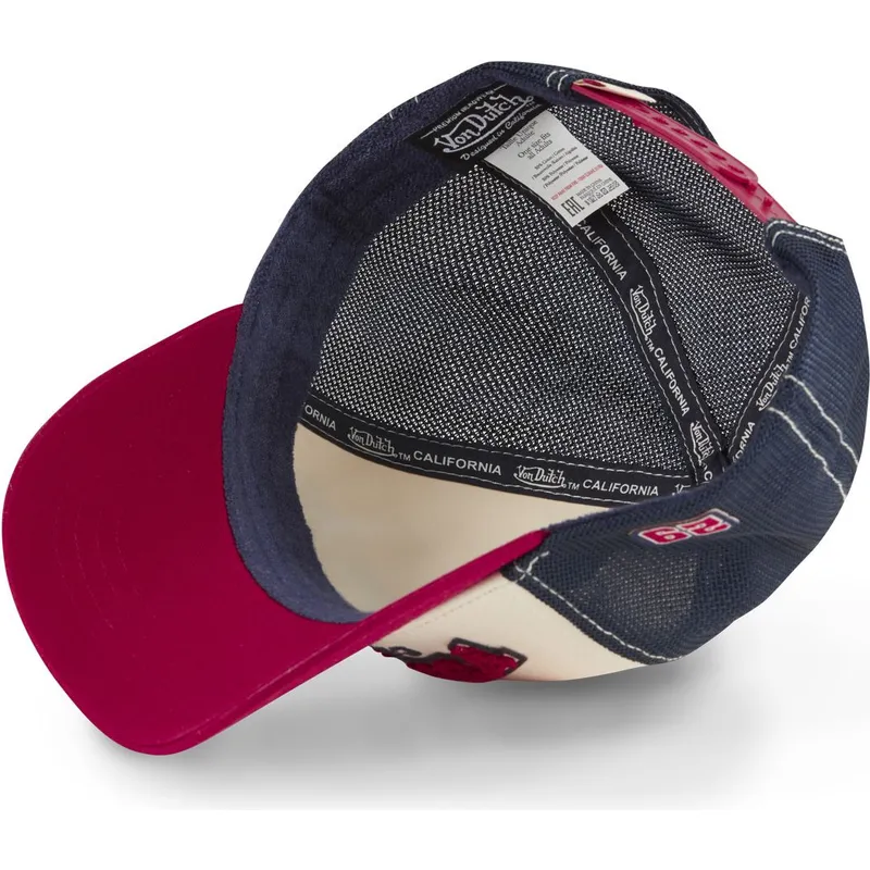 beige-bla-og-rod-trucker-kasket-terry01-fra-von-dutch