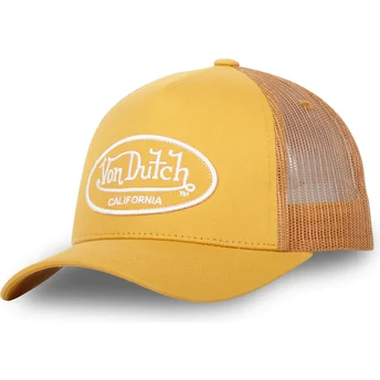 Gorra trucker amarilla ajustable LOF B09 de Von Dutch