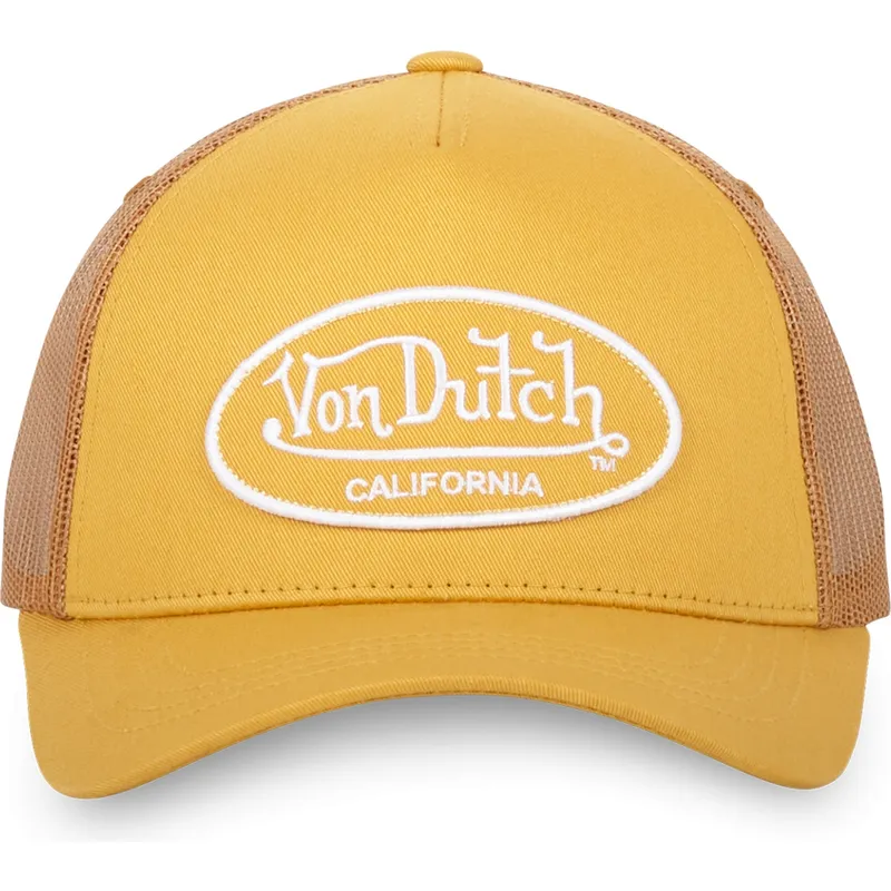 gelbe-verstellbare-trucker-kappe-lof-b09-von-von-dutch