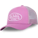 casquette-trucker-rose-ajustable-lof-b13-von-dutch